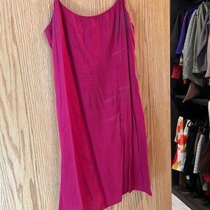 Reformation hot pink mini dress